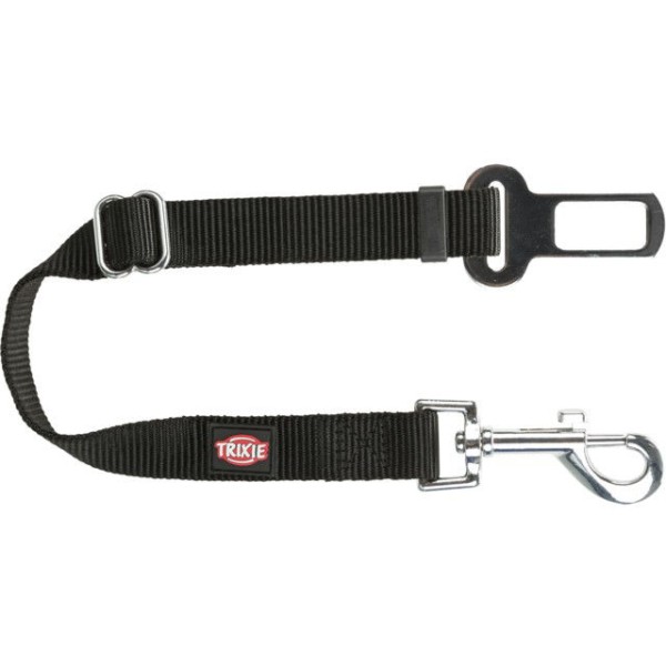 TRIXIE  Saugos diržas automobilio petnešoms, XS-S 30-45 cm-20 mm, juodas