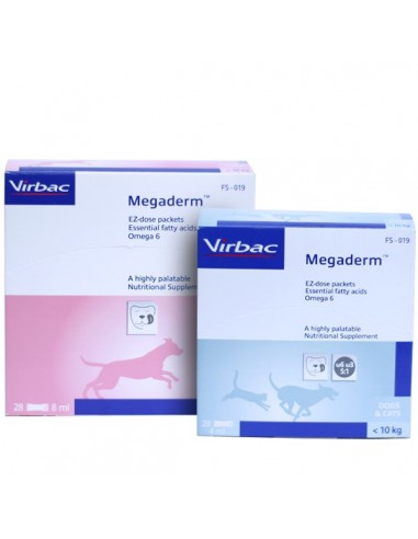 Virbac, Megaderm pokeliai 4ml ( iki 10kg )