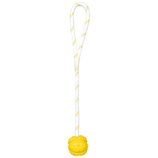 TRIXIE  Aqua Toy kamuolys su virve, plūduriuojantis, natūrali guma, ø 7-35 cm