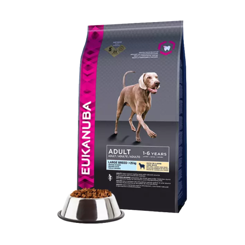 Eukanuba Large Adult (ėriena ir ryžiai) 12kg