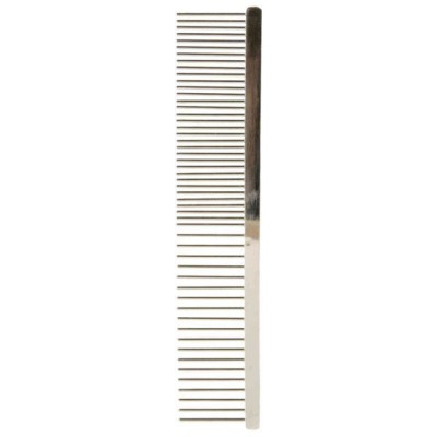 TRIXIE Comb, medium-rare, metallic, 16 cm