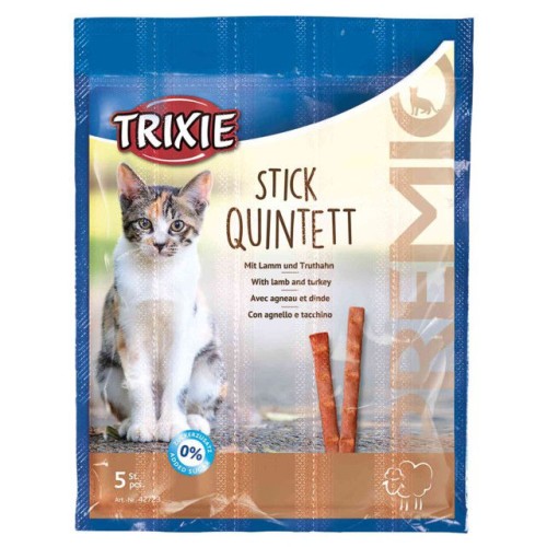 TRIXIE  PREMIO Stick Quintett, poultry-liver, skanėstas katėms 5x5 g