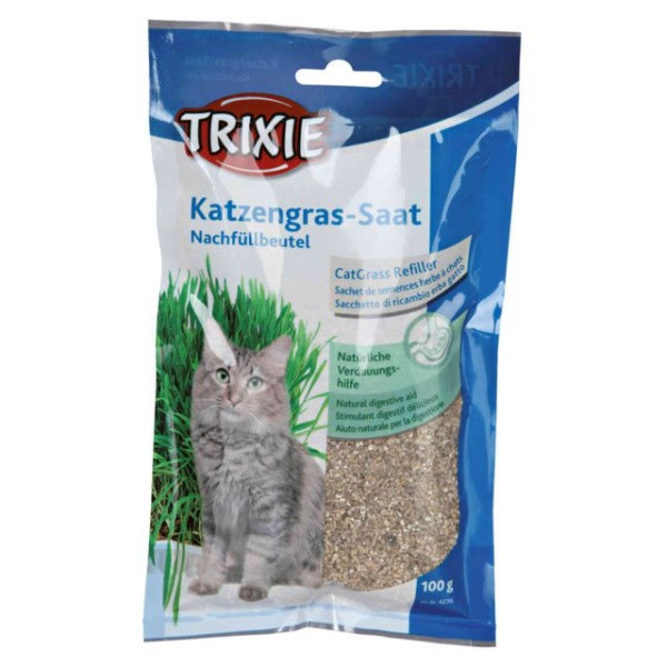 TRIXIE  Žolė katėms maišelyje, apie 100 g (Miežiai)