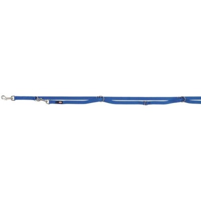 TRIXIE Premium pritaikomas pavadys, ilgas, M-L 3m/20mm, mėlynas