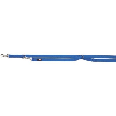 TRIXIE Premium pritaikomas pavadys, dvisluoksnis, M-L 2m/20mm, mėlynas