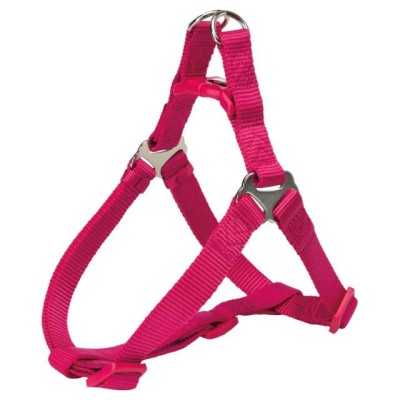 TRIXIE Premium One Touch petnešos, L 65-80cm/25mm, fuksia