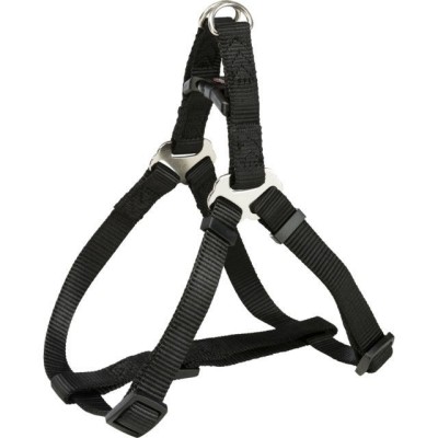 TRIXIE Premium One Touch petnešos, XL 80-100cm/25mm, juodos