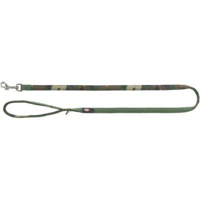 TRIXIE Premium pavadys, su neoprenu L-XL 1m/25mm, kamufl./miško