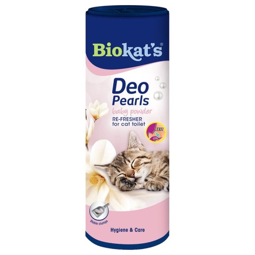 BIOKAT'S DEO PEARLS BABY POWDER kraiko kvapus naikinantys milteliai 700g