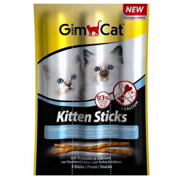 GimCat Kitten Sticks with Turkey & Calcium