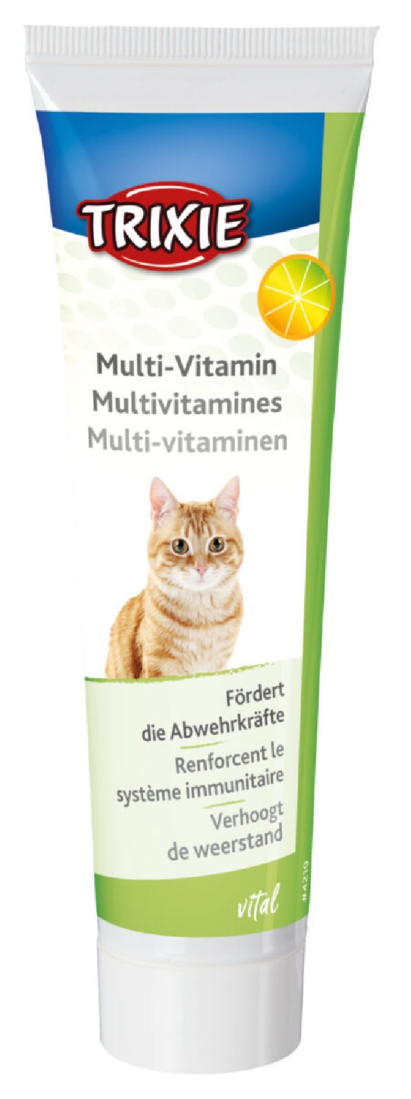 3.4_4219 TRIXIE Multivitaminų pasta katėms, D/FR/NL, 100 g (pak.6)