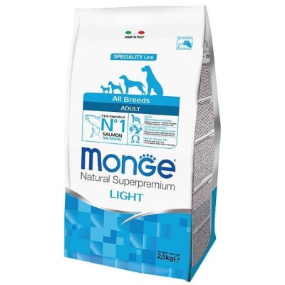 Monge Light adult sausas...