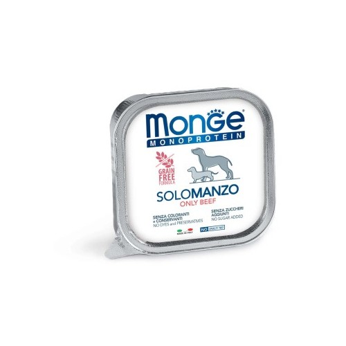 M14403 Monge Monoproteico "Solo" - Wet Dog Pate 100% beef 150 g