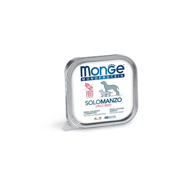 M14403 Monge Monoproteico "Solo" - Wet Dog Pate 100% beef 150 g