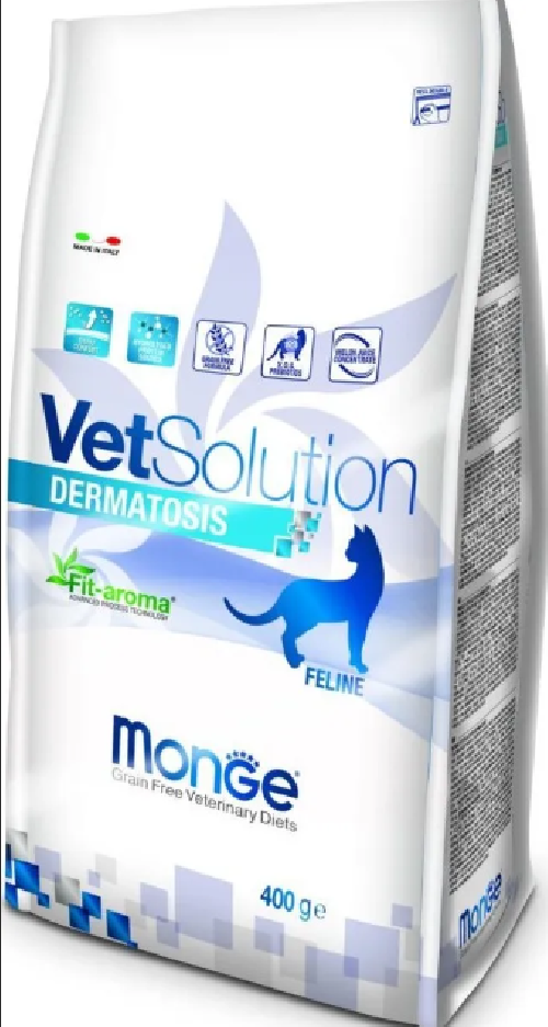 M81542 MONGE VetSolution Cat Dermatosis 400 g