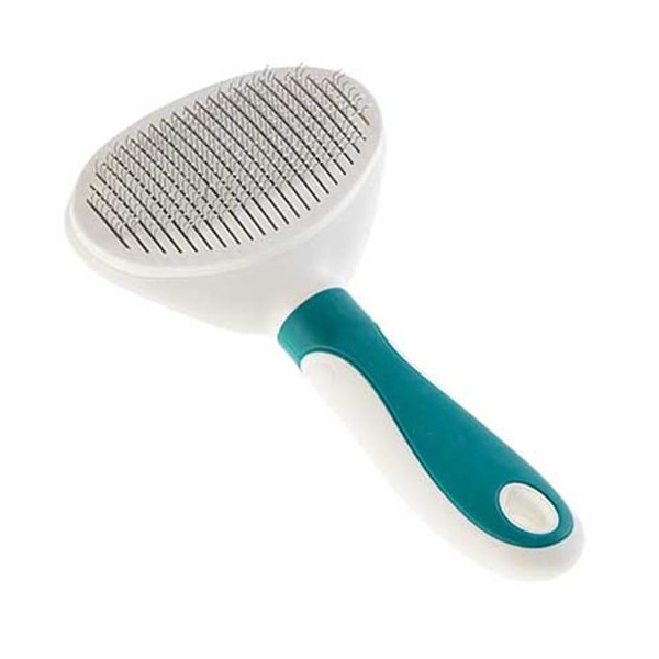 Gimdog Oval Slicker Brush/Hair Rem.11x19,5cm ovalus šepetys su plaukų išvalymu