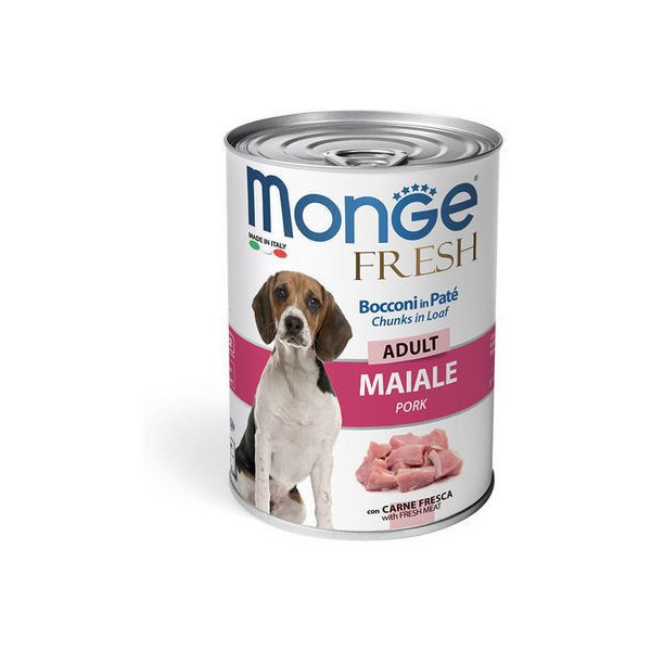 Monge Fresh adult konservuotas pašaras šunims su vištiena 400g