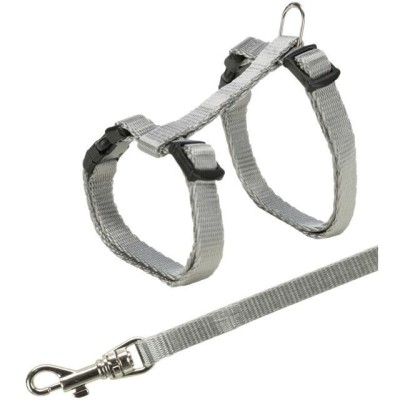 TRIXIE  Junior Kačiukų petnešos su pavadėliu, 19-31 cm-8 mm, 1.20 m