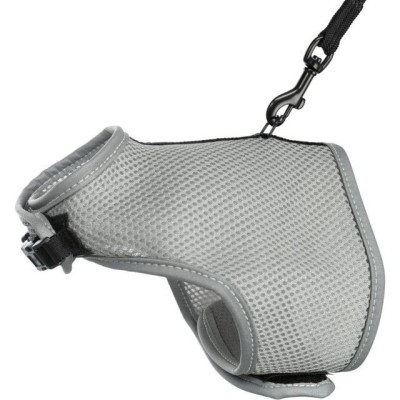 TRIXIE  Kačių petnešos minkštos su pavadėliu, 24-42 cm, 1.20 m