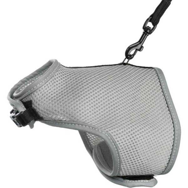 TRIXIE  Kačių petnešos minkštos su pavadėliu, 24-42 cm, 1.20 m