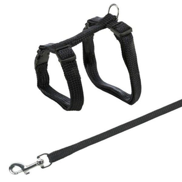 TRIXIE  Kačių petnešos su pavadėliu, Snap, Easy, 22-42 cm-10 mm, 1.25 m