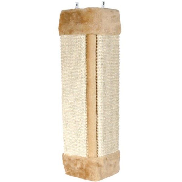 TRIXIE  Draskyklė kampams, sizalis-pliušas, su kačių mėta, 23x49 cm, natural-smėlio