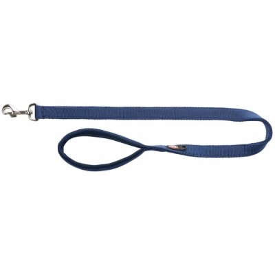 TRIXIE Premium fosforescuojantis pavadys  su adreso laukupavadys, XS 1.2m/10mm, indigo