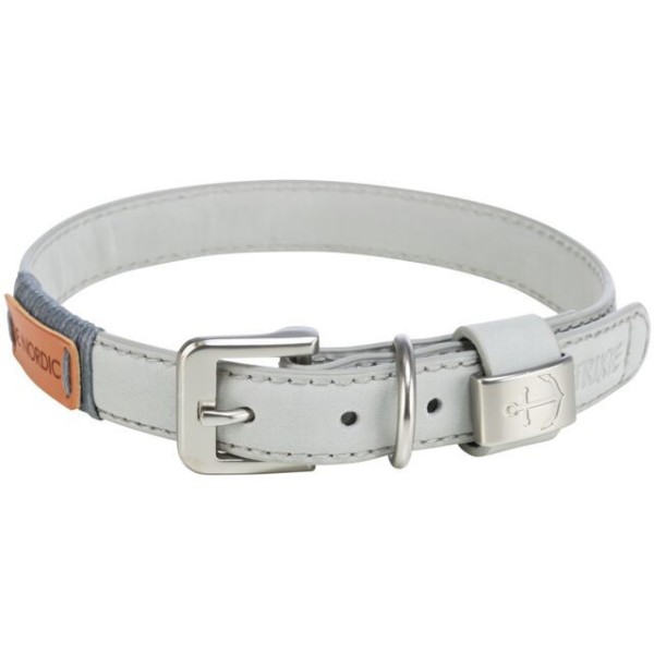 TRIXIE BE NORDIC antkaklis, oda L-XL 55-61cm/30mm, šv. pilkas
