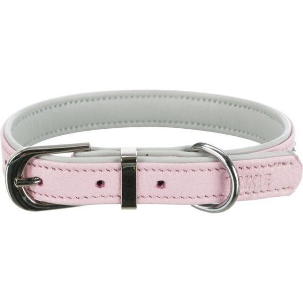 TRIXIE Active Comfort Antkaklis su akmenukais, XXS-XS 17-21cm/12 mm, rausvas