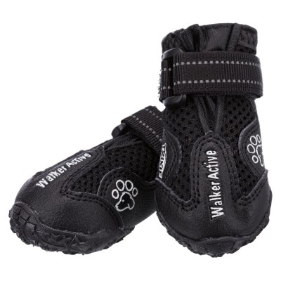 2.3_19466 TRIXIE Walker Active apsauginiai batukai, L-XL, 2 vnt., juoda
