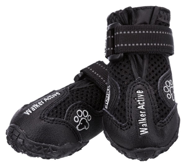 2.3_19466 TRIXIE Walker Active apsauginiai batukai, L-XL, 2 vnt., juoda