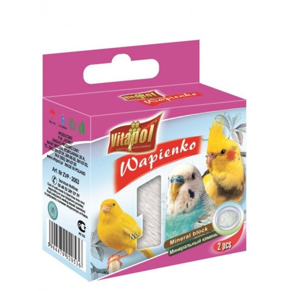 Vitapol natūralus mineralinis akmuo paukščiams (2 vnt) 35g