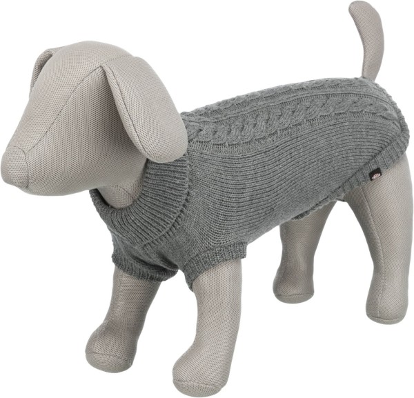 TRIXIE Kenton megztinis, XS: 24 cm, pilkas