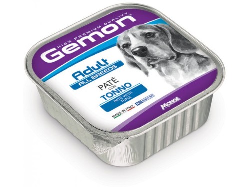 GEMON - Wet Dog Pate Adult konservai šunims su tunu 150 g