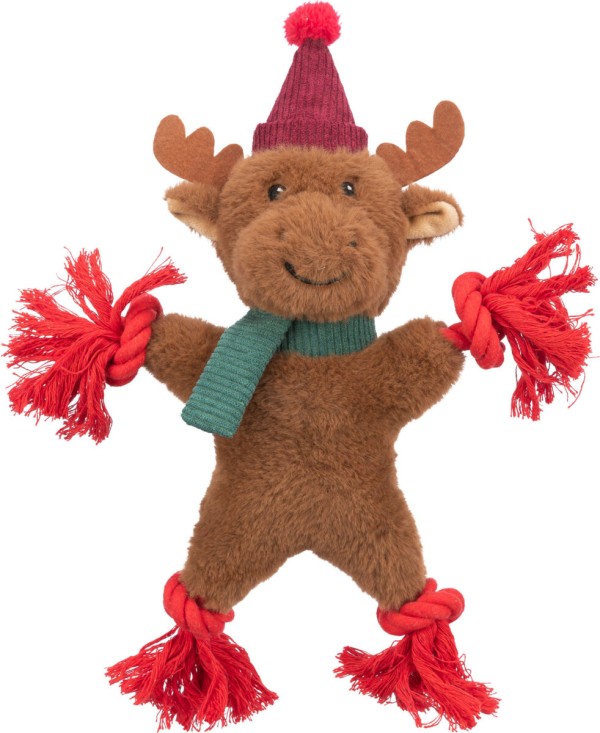 TRIXIE Xmas elnias, pliušas/virvė, 32 cm