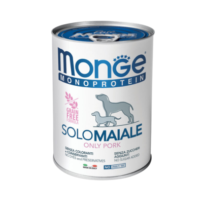 Monge Monoproteico "Solo" - šunų paštetas su 100% kiauliena