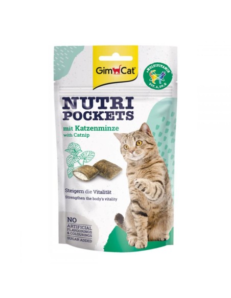 GimCat Nutri Pockets with Catnip & Multivitamin 60g