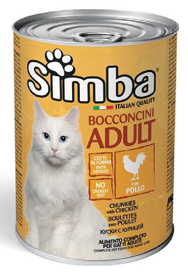 Simba konservuotas pašaras katėms su vištiena 415g