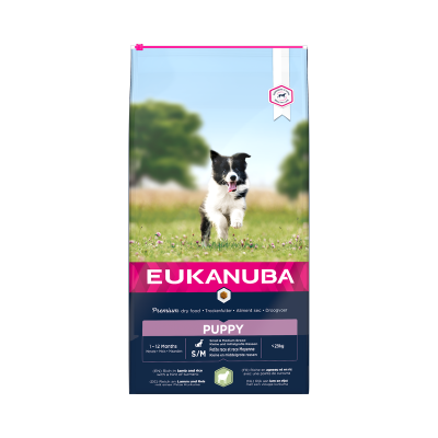 Eukanuba Puppy S/M Breeds Lamb & Rice 12 kg