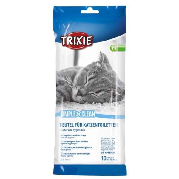 TRIXIE Simple'n'Clean maišai kačių tualetui, L, 10 vnt.