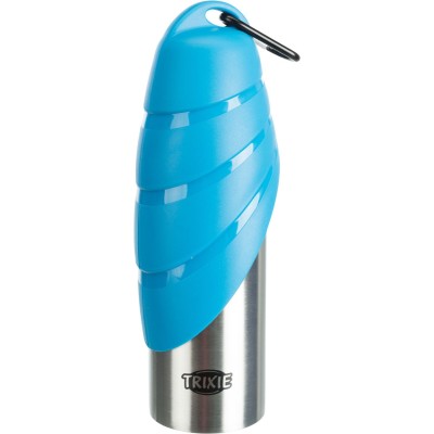 TRIXIE Gertuvė butelis su dubenėliu, nerūd. plienas/plastikas, 0.75 l