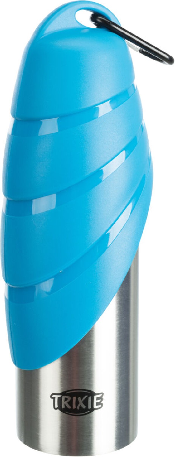TRIXIE Gertuvė butelis su dubenėliu, nerūd. plienas/plastikas, 0.75 l