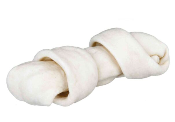 TRIXIE Denta Fun Kramtomas kaulas su mazgais, baltas 16 cm, 110 g