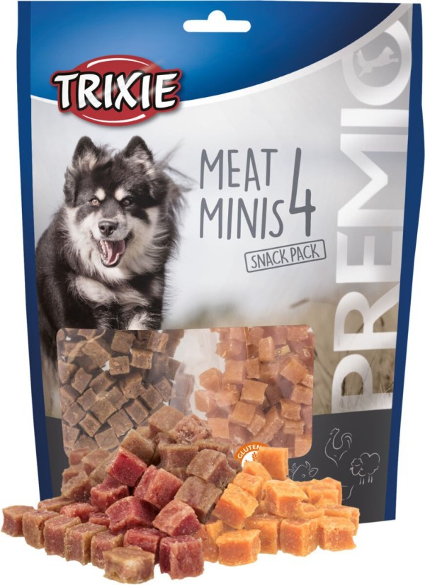 TRIXIE PREMIO 4 Superfoods, vištiena/antiena/jautiena/ėriena, 4x100 g
