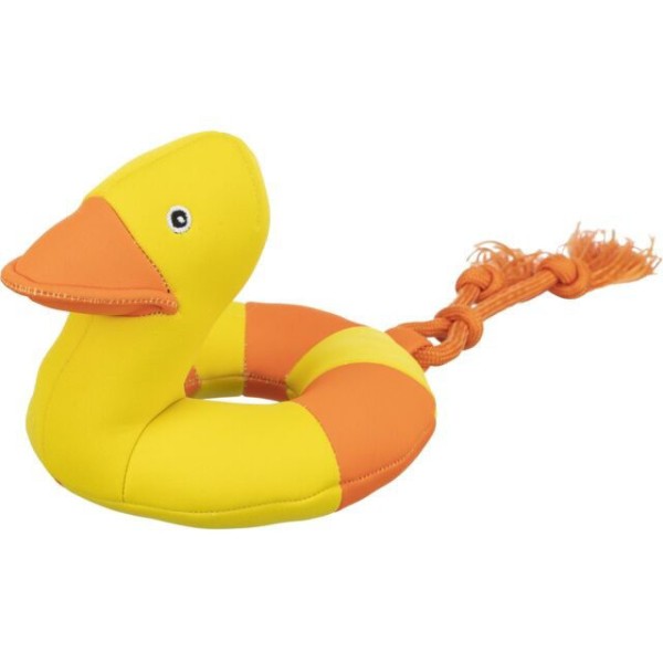 TRIXIE Vandens žaislas Antis su virve, 20 cm/36 cm