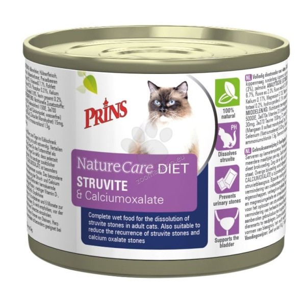 Prins NatureCare diet cat Struvite&Calciumoxalate
