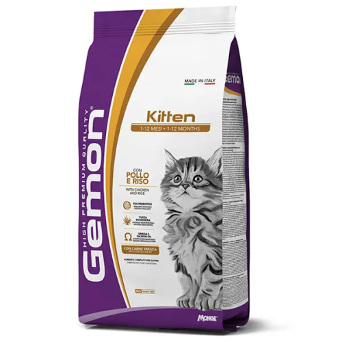 GEMON - Dry Cat Kitten su vištiena ir ryžiais 2 kg