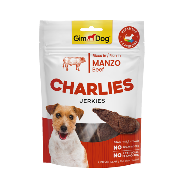 GimDog CHARLIES jautienos gabalėliai 70g
