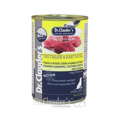 Dr. Clauder's Wet Dog Food for Skin and Coat with Turkey and Potatoes