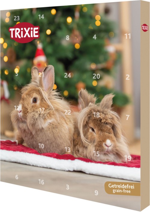 TRIXIE Xmas Advento kalendorius smulkiems gyvūnams, 30 × 34 × 3.5 cm